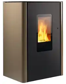 Expressversand Viessmann Wodtke Pelletofen Jack water+ 8 kW, Glas-Dekor sahara 7327836